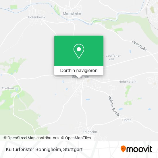 Kulturfenster Bönnigheim Karte