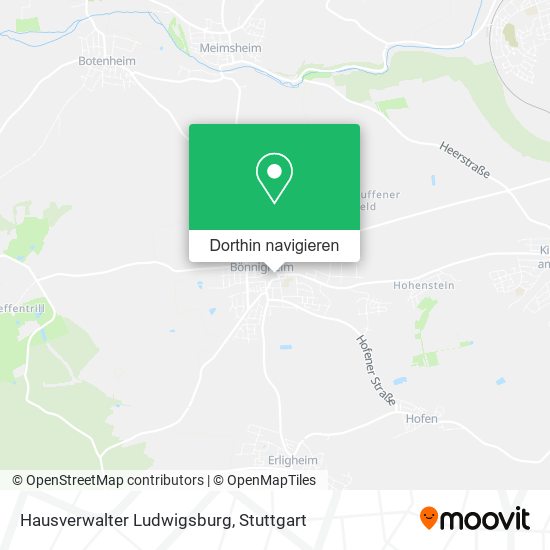 Hausverwalter Ludwigsburg Karte
