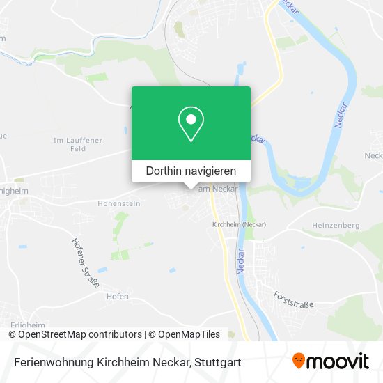 Ferienwohnung Kirchheim Neckar Karte