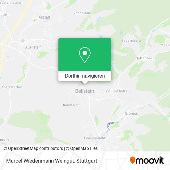 Marcel Wiedenmann Weingut Karte