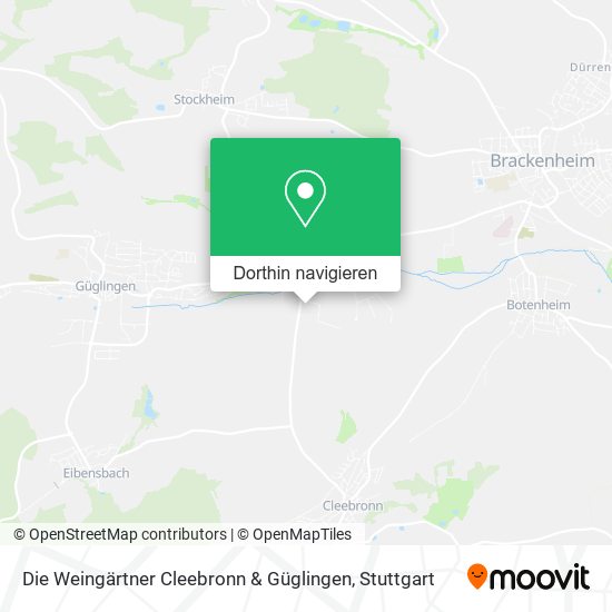 Die Weingärtner Cleebronn & Güglingen Karte