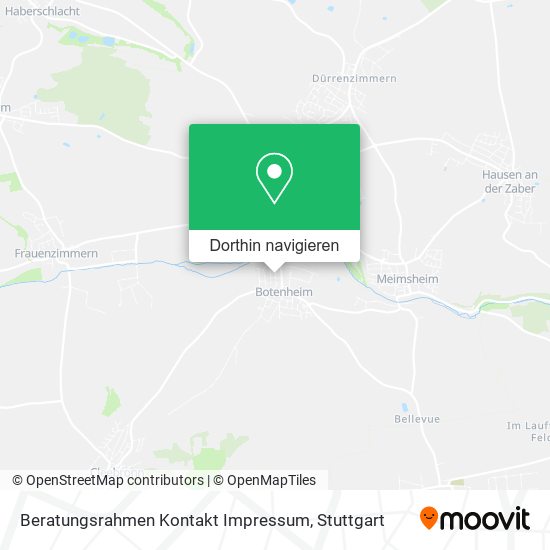 Beratungsrahmen Kontakt Impressum Karte