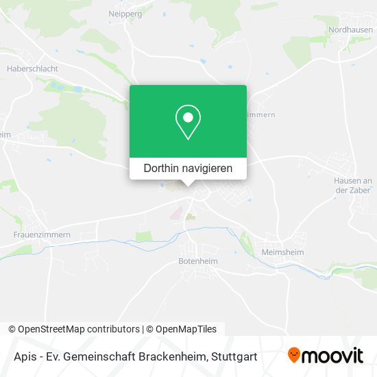 Apis - Ev. Gemeinschaft Brackenheim Karte