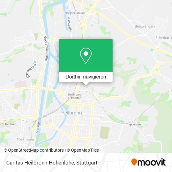 Caritas Heilbronn-Hohenlohe Karte