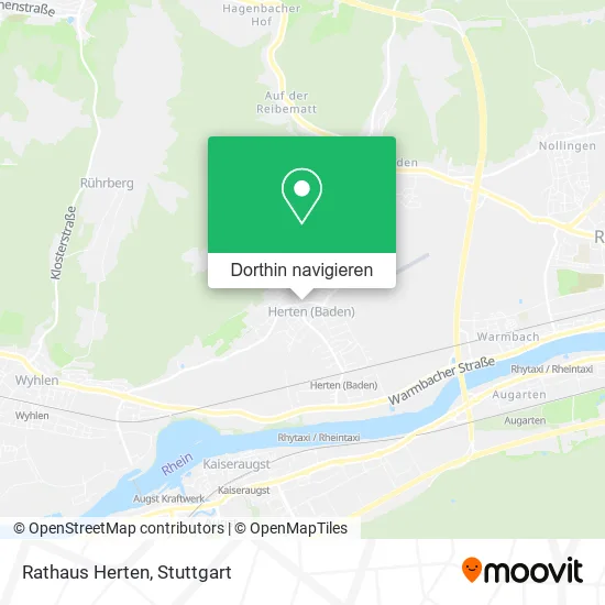 Rathaus Herten Karte