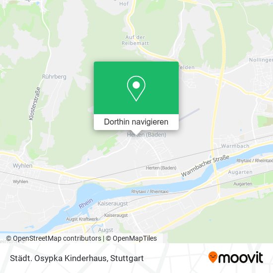 Städt. Osypka Kinderhaus Karte