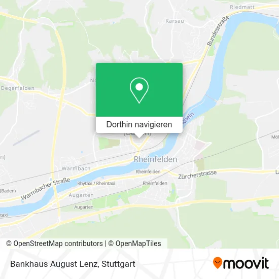 Bankhaus August Lenz Karte