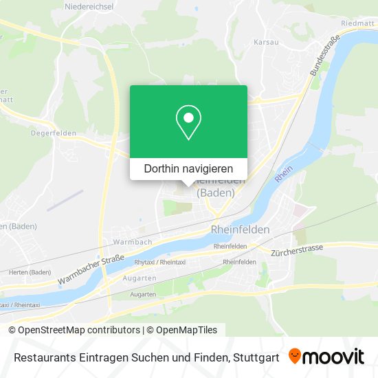 Restaurants Eintragen Suchen und Finden Karte