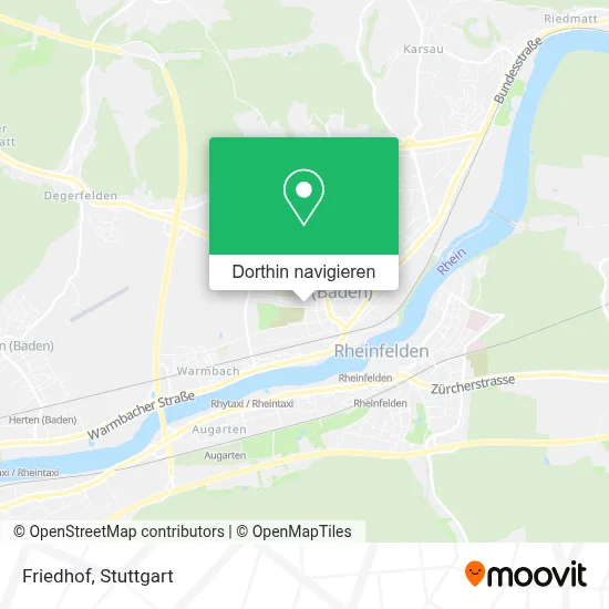 Friedhof Karte