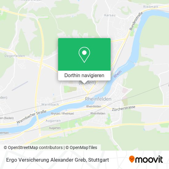 Ergo Versicherung Alexander Greb Karte