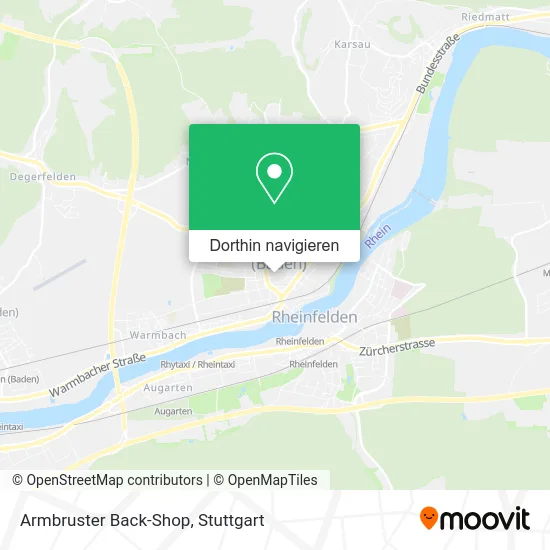 Armbruster Back-Shop Karte