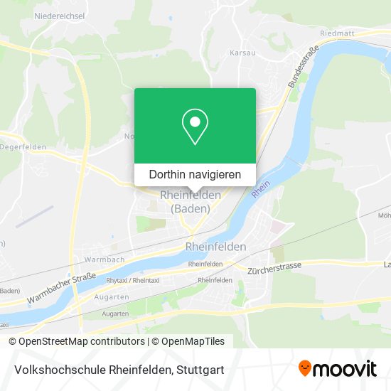 Volkshochschule Rheinfelden Karte
