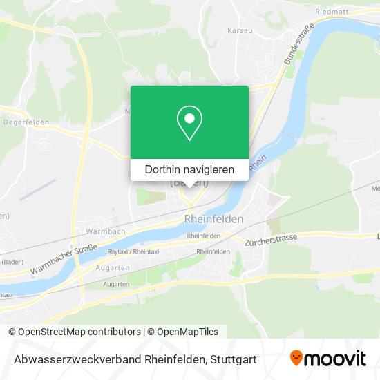Abwasserzweckverband Rheinfelden Karte