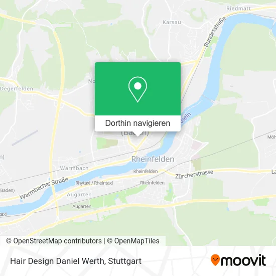 Hair Design Daniel Werth Karte