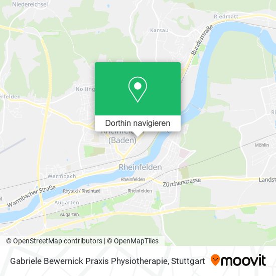 Gabriele Bewernick Praxis Physiotherapie Karte