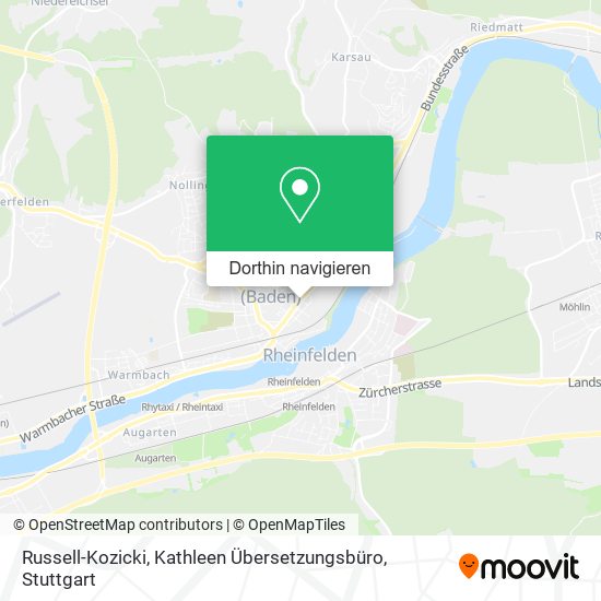 Russell-Kozicki, Kathleen Übersetzungsbüro Karte