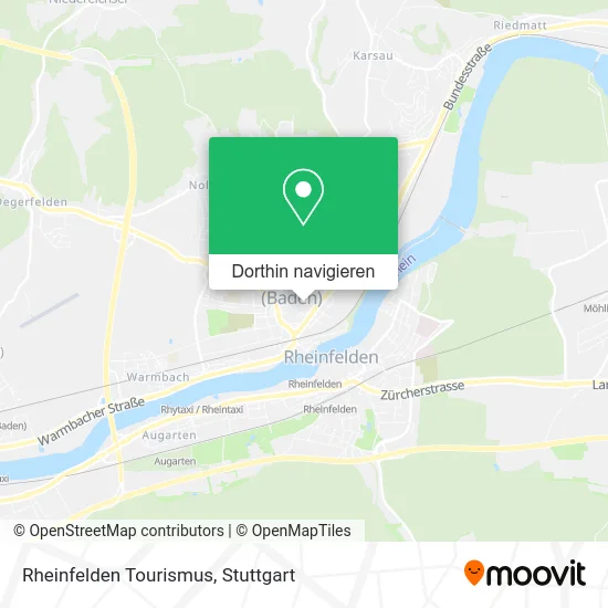 Rheinfelden Tourismus Karte