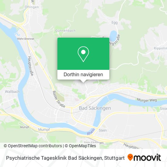 Psychiatrische Tagesklinik Bad Säckingen Karte