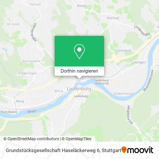 Grundstücksgesellschaft Haseläckerweg 6 Karte