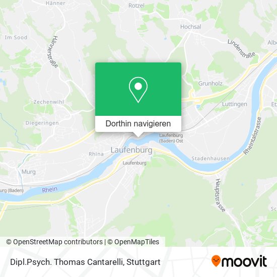 Dipl.Psych. Thomas Cantarelli Karte