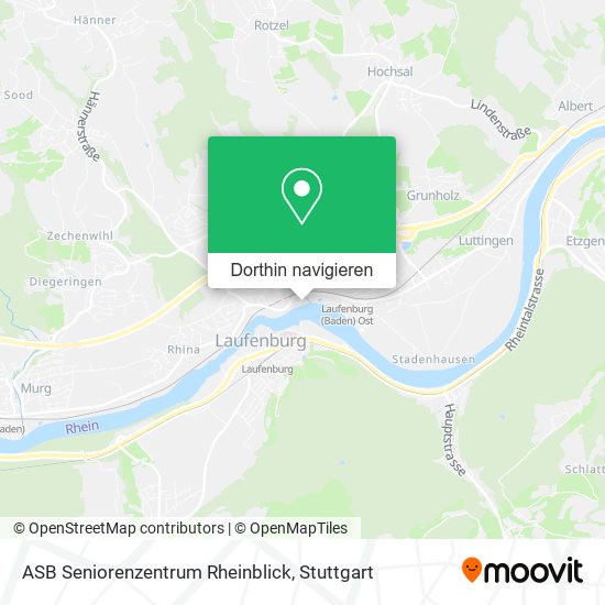 ASB Seniorenzentrum Rheinblick Karte