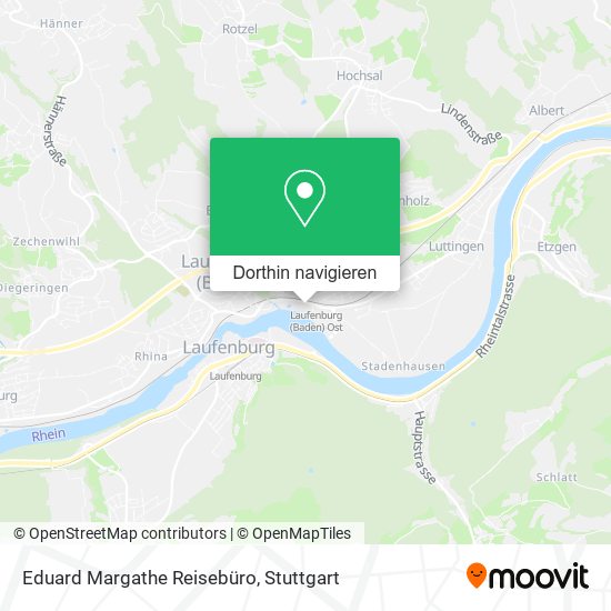 Eduard Margathe Reisebüro Karte