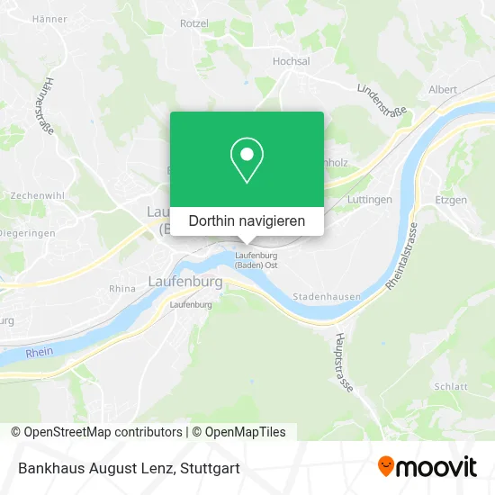 Bankhaus August Lenz Karte