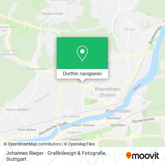 Johannes Rieger - Grafikdesign & Fotografie Karte