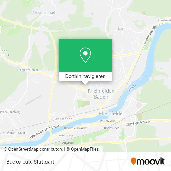 Bäckerbub Karte