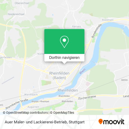 Auer Maler- und Lackiererei-Betrieb Karte