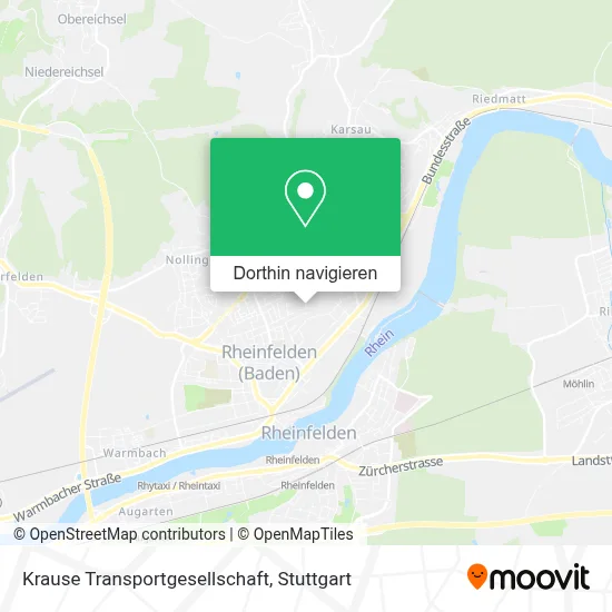 Krause Transportgesellschaft Karte