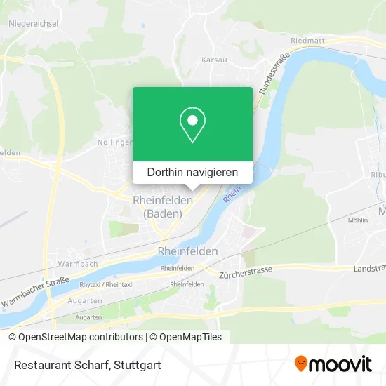 Restaurant Scharf Karte