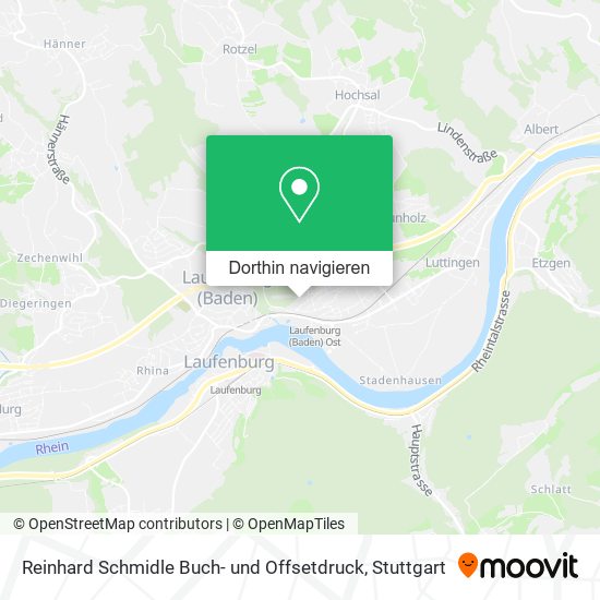 Reinhard Schmidle Buch- und Offsetdruck Karte