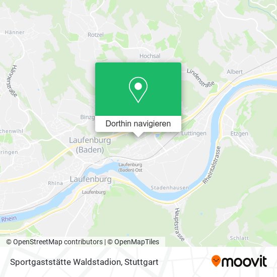 Sportgaststätte Waldstadion Karte