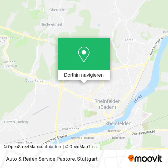 Auto & Reifen Service Pastore Karte