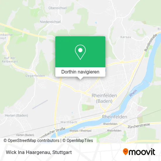 Wick Ina Haargenau Karte