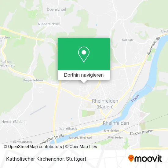 Katholischer Kirchenchor Karte