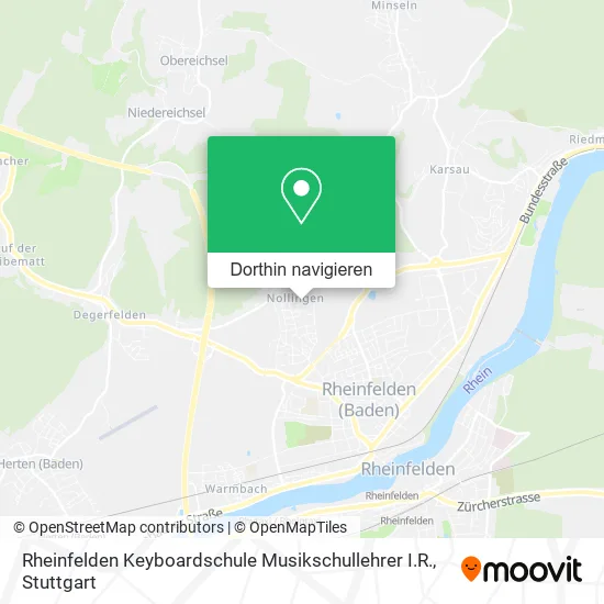 Rheinfelden Keyboardschule Musikschullehrer I.R. Karte