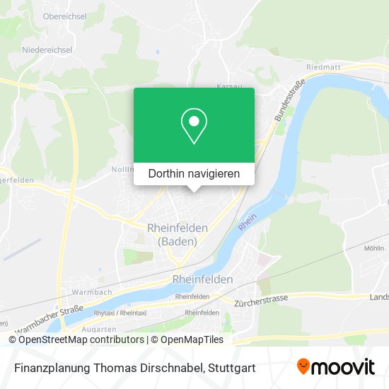 Finanzplanung Thomas Dirschnabel Karte