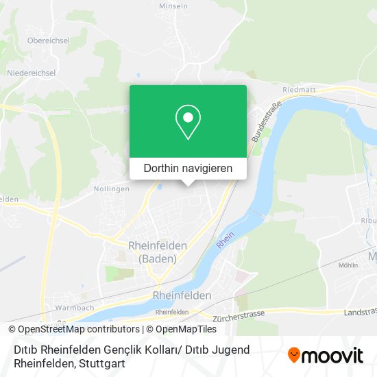 Dıtıb Rheinfelden Gençlik Kolları/ Dıtıb Jugend Rheinfelden Karte