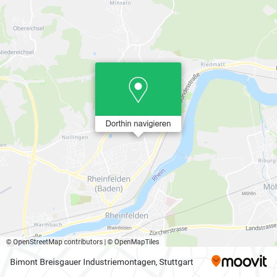 Bimont Breisgauer Industriemontagen Karte