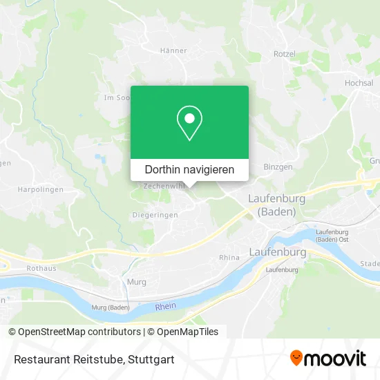 Restaurant Reitstube Karte