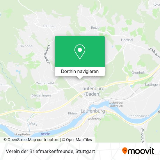 Verein der Briefmarkenfreunde Karte