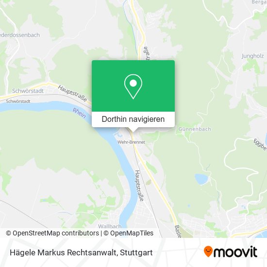 Hägele Markus Rechtsanwalt Karte