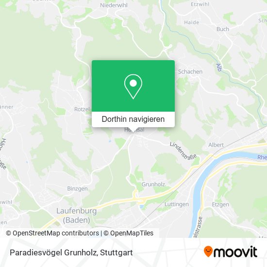 Paradiesvögel Grunholz Karte