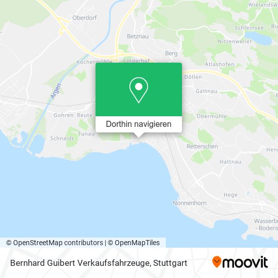 Bernhard Guibert Verkaufsfahrzeuge Karte
