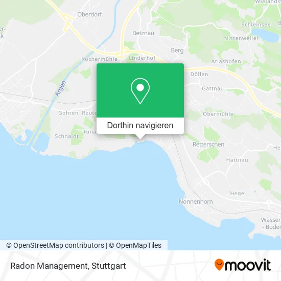 Radon Management Karte