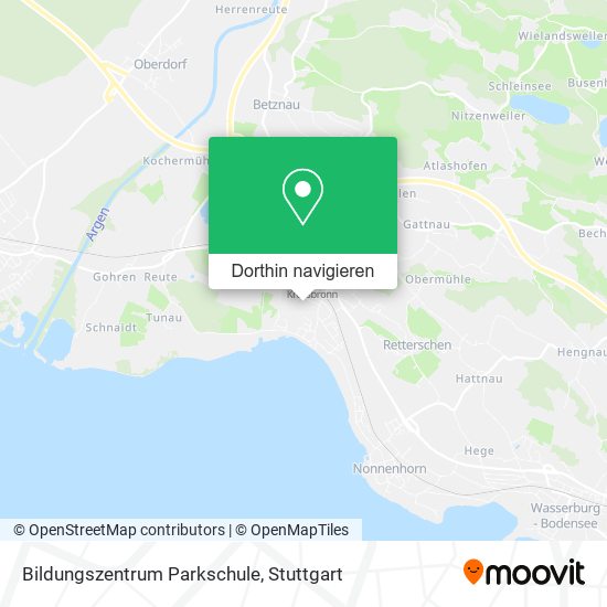 Bildungszentrum Parkschule Karte
