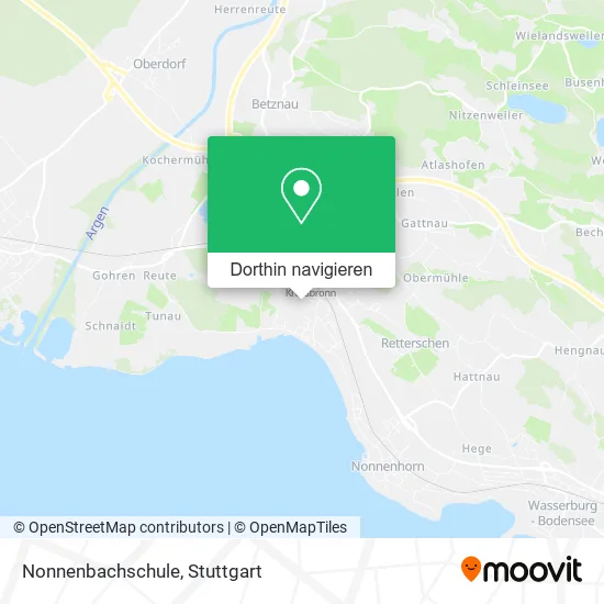 Nonnenbachschule Karte