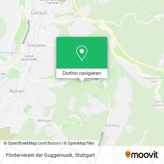 Förderverein der Guggemusik Karte